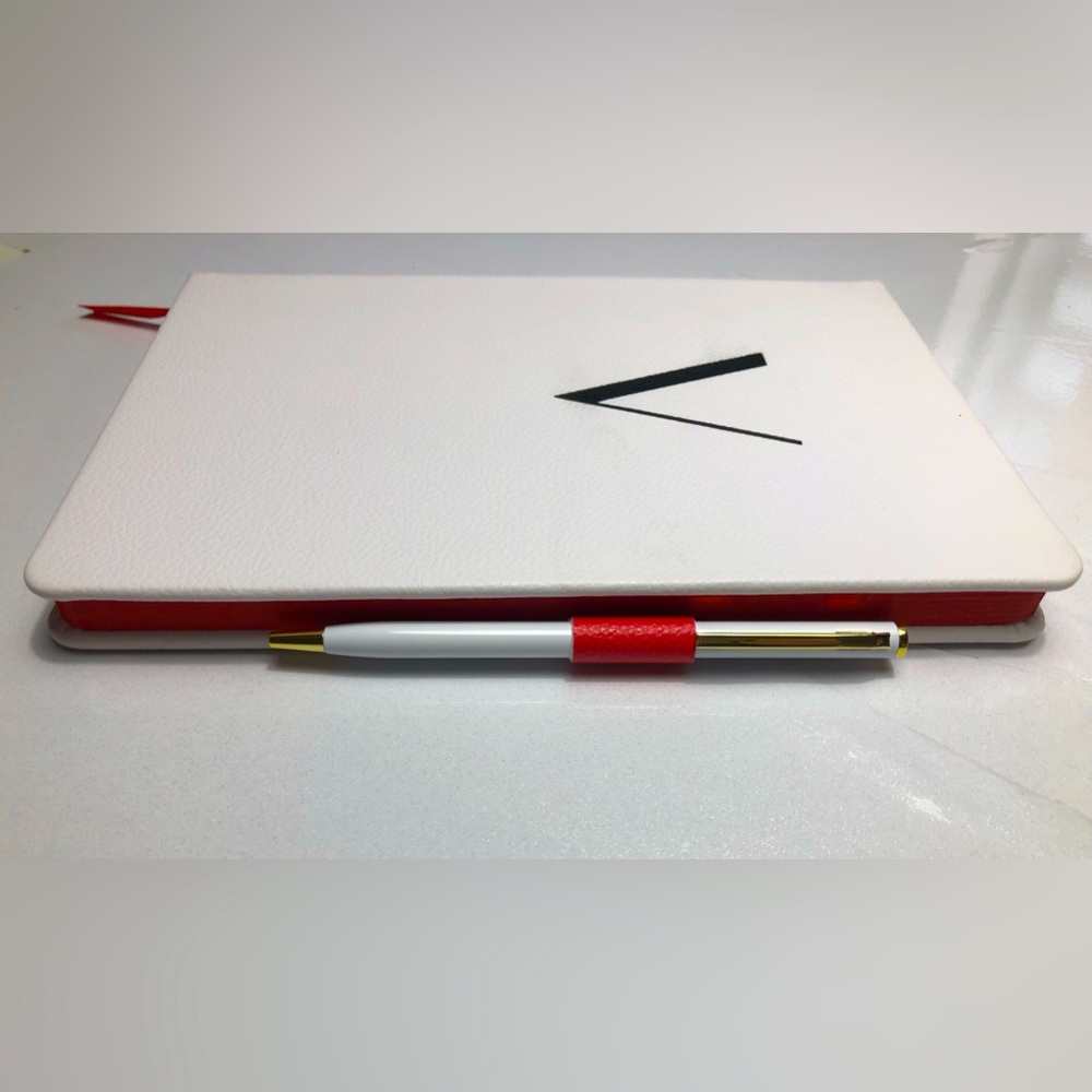 Nota Monogrammed Hardcover Notebook and Pen Set NWT